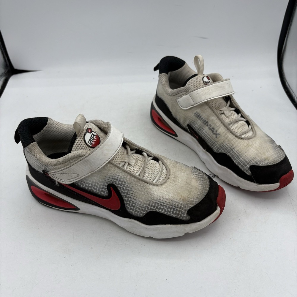 Nike Shoes Boys Size 3 Y Youth Air Max Nova White Black Red Kid Child FN4459-102